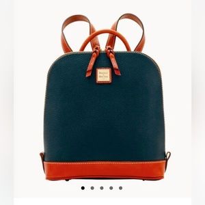 Dooney & Bourke zip pod backpack ( pebble grain, black)